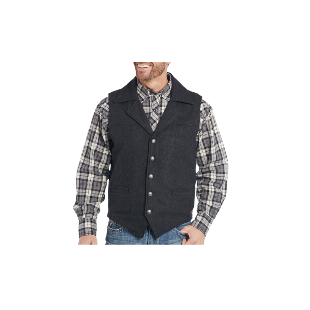 Cripple Creek Men's Heather Black Vest