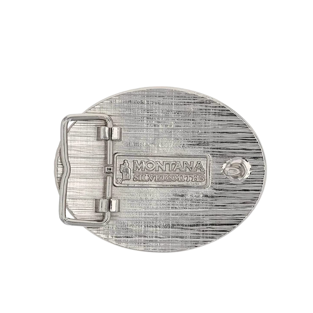 Montana Men's Silversmiths Texas Attitude Belt Buckle
