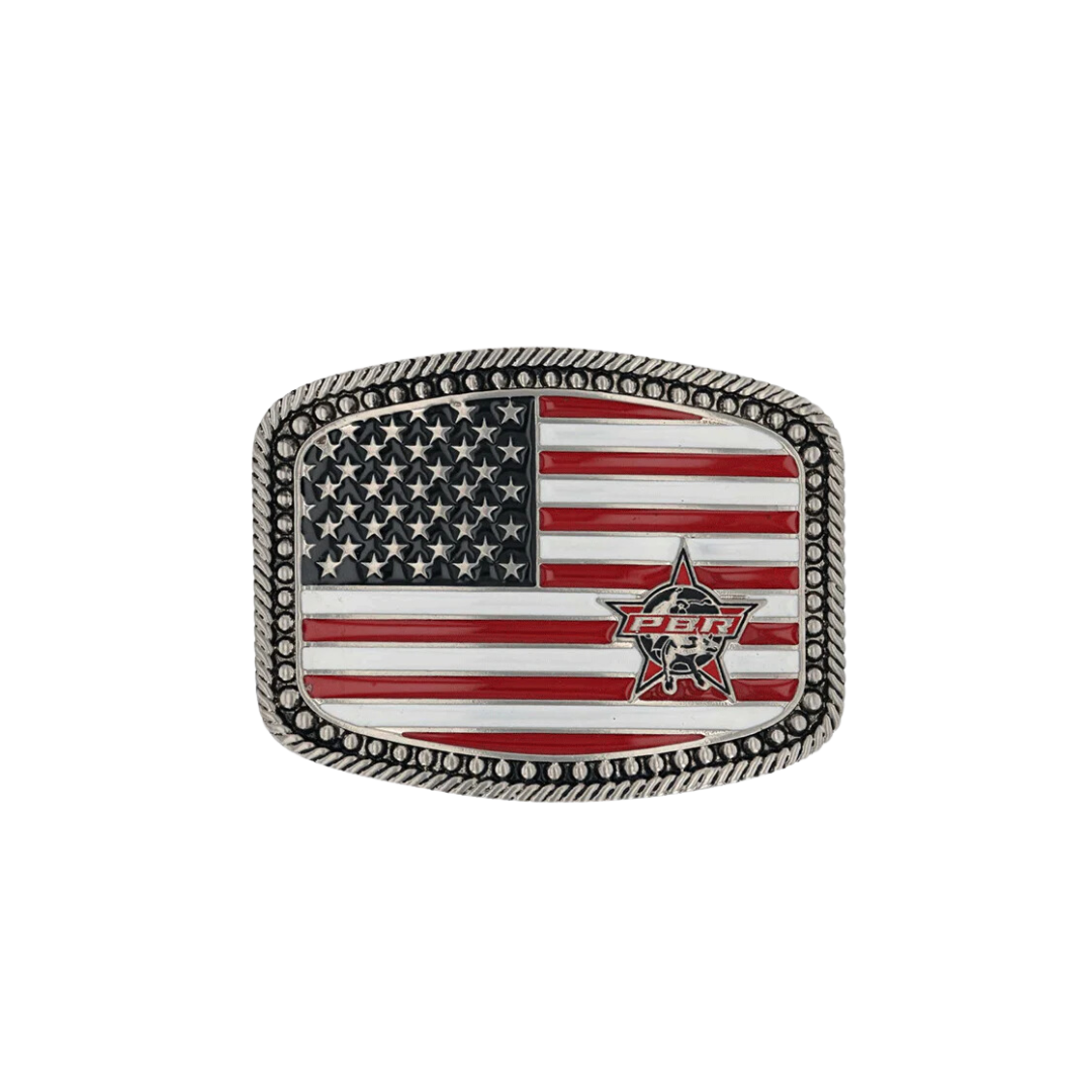 Montana Men's Silversmiths American Pride Belt Buckle