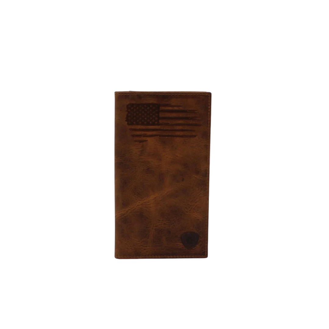 Ariat Men's Rodeo Style Brown Wallet
