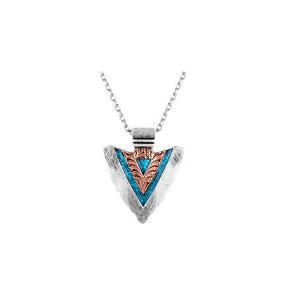 Montana Inner Light Arrowhead Turquoise Necklace