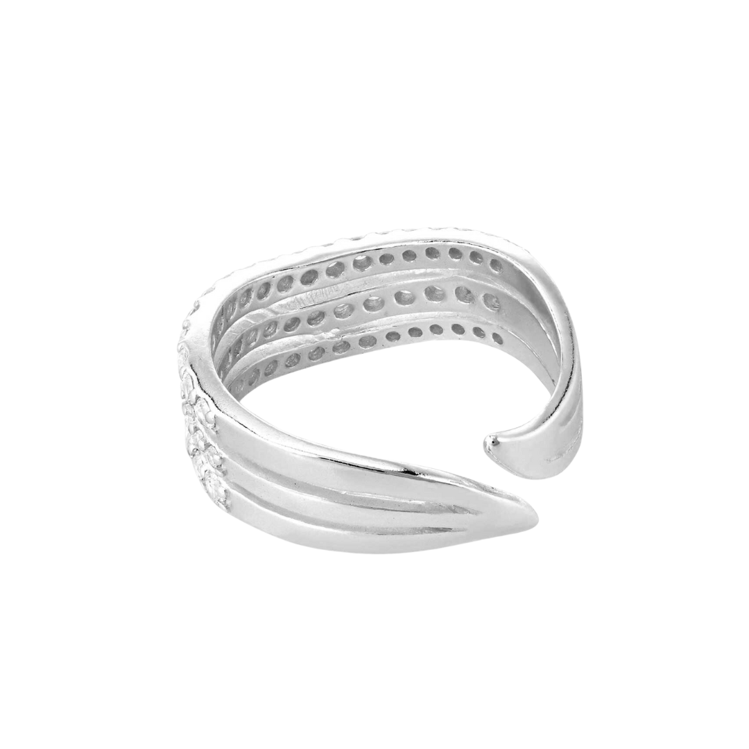 Montana Women's Calm Waters Crystal Open Ring