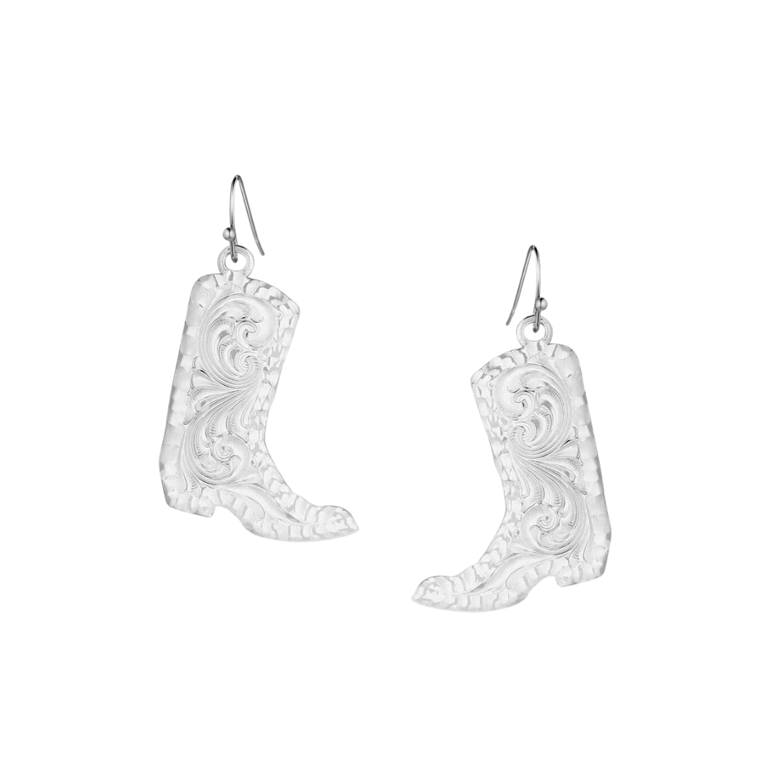 Montana Women's Chiseled Boots Earrings
