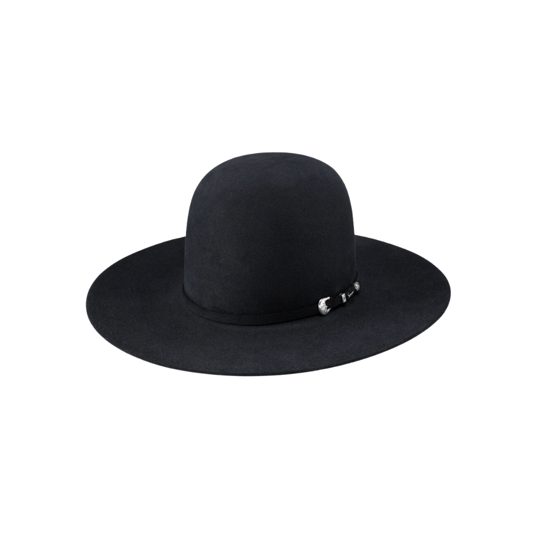 Resistol Men's 6X Midnight Open Crown Black Hat