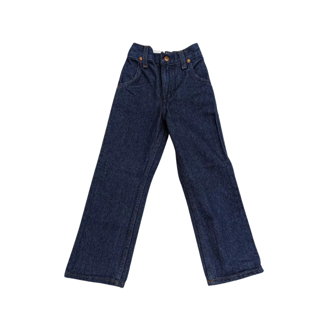Wrangler Toddler Boy's Cowboy Cut Elastic Back Blue Jeans