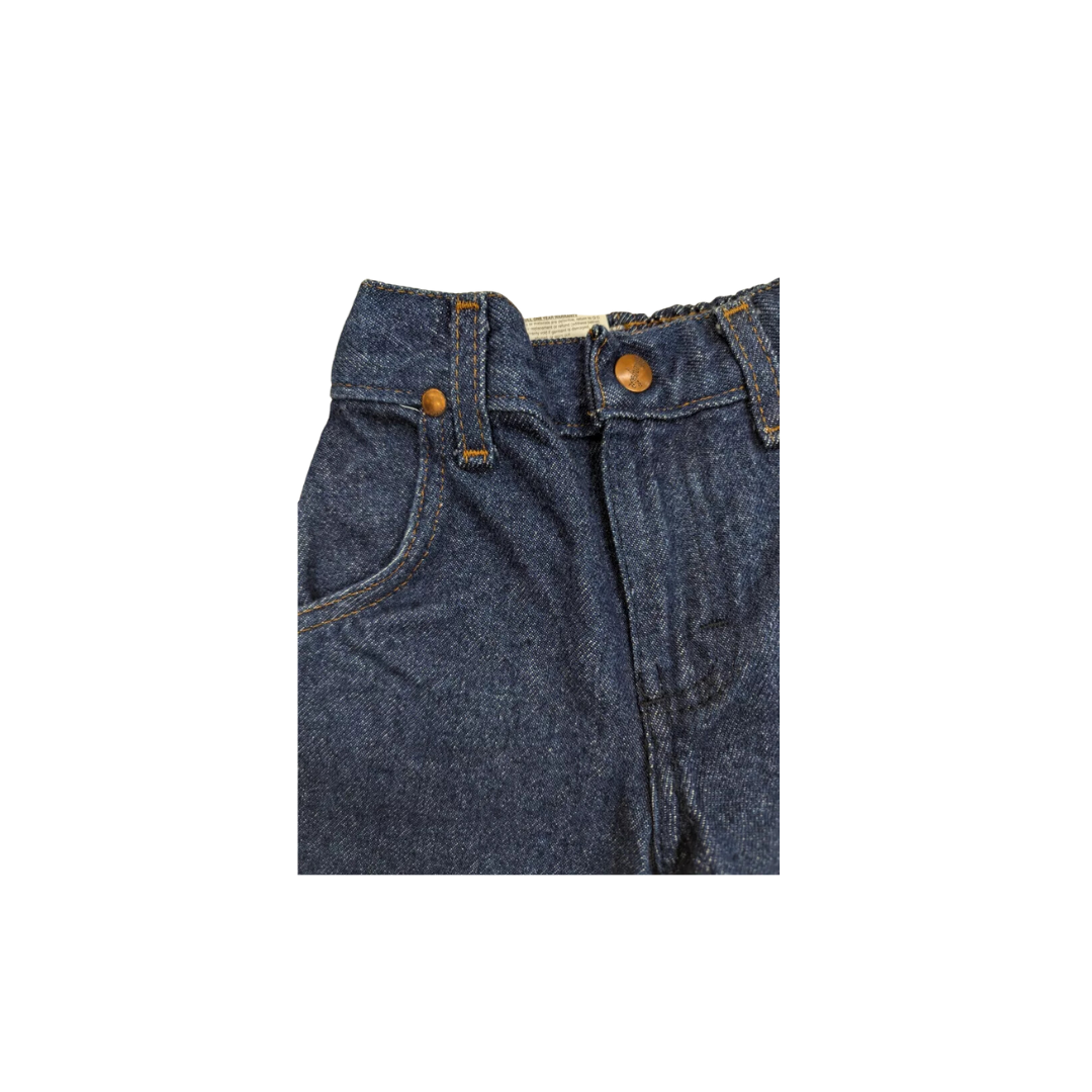 Wrangler Toddler Boy's Cowboy Cut Elastic Back Blue Jeans