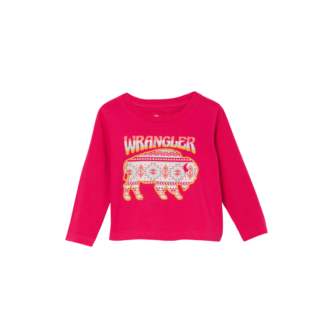 Wrangler Infant Girl's Graphic Red Shirt
