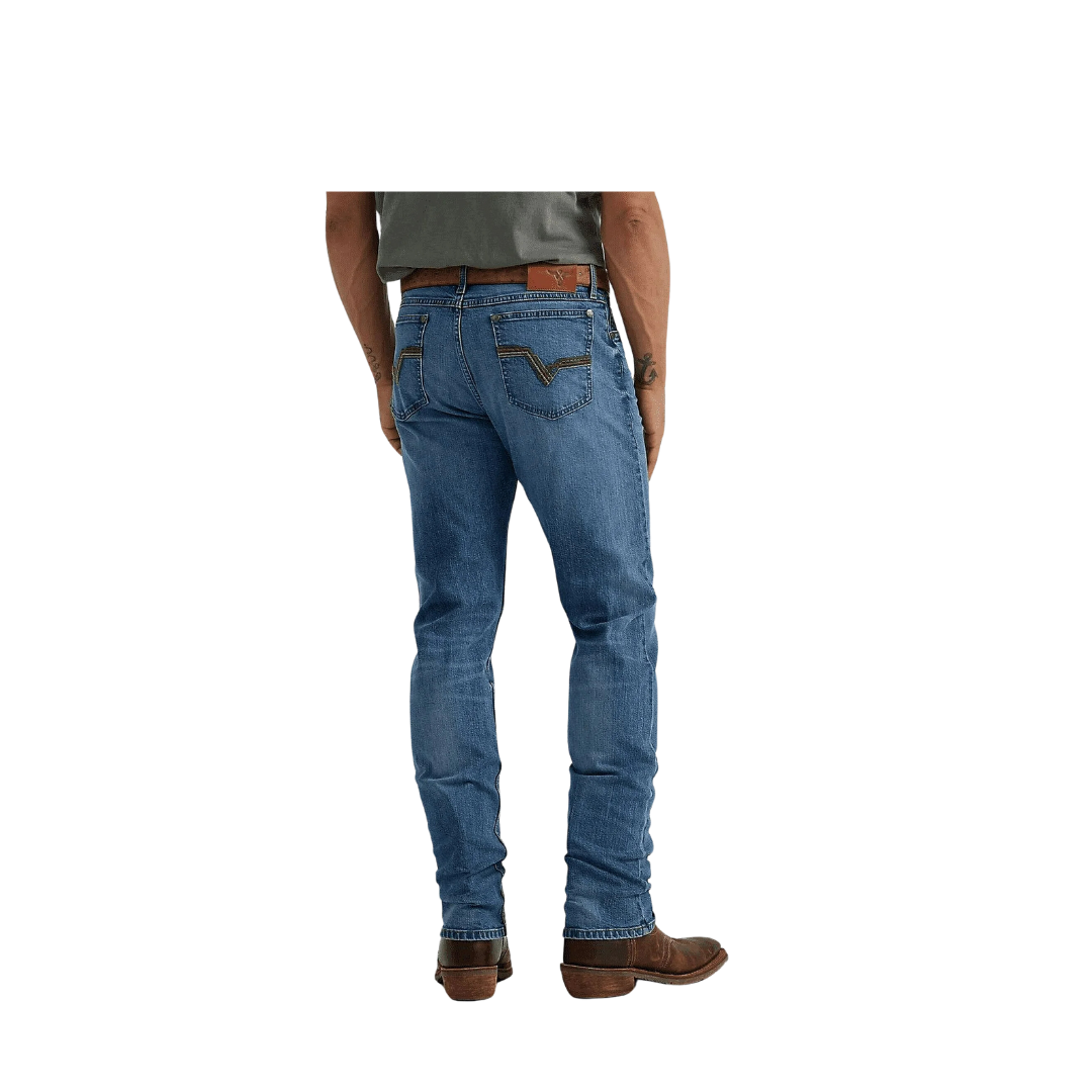 Wrangler Men's 20X Slim Straight Lakeway Medium Wash Jeans
