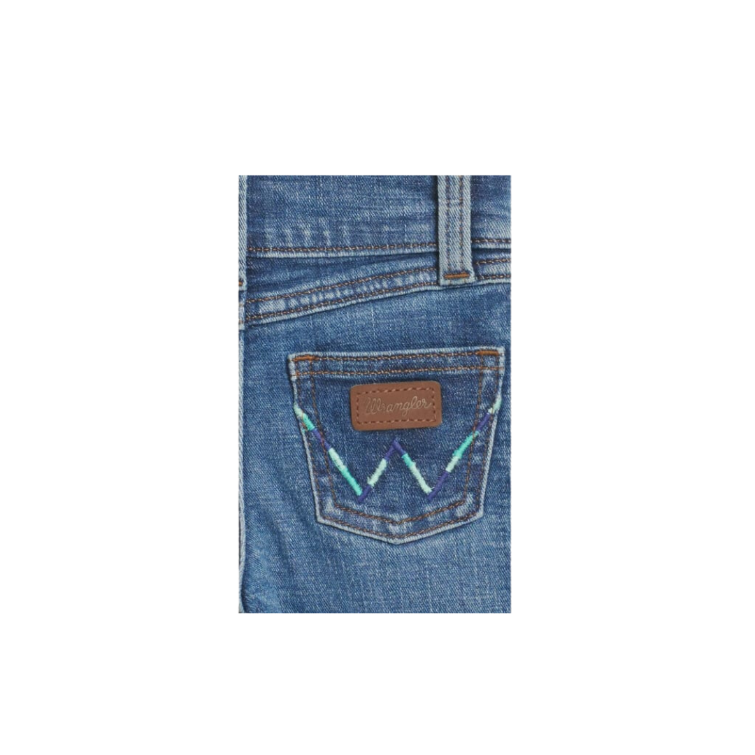 Wrangler Infant Girl's Nancy Medium Wash Medium Blue Jeans