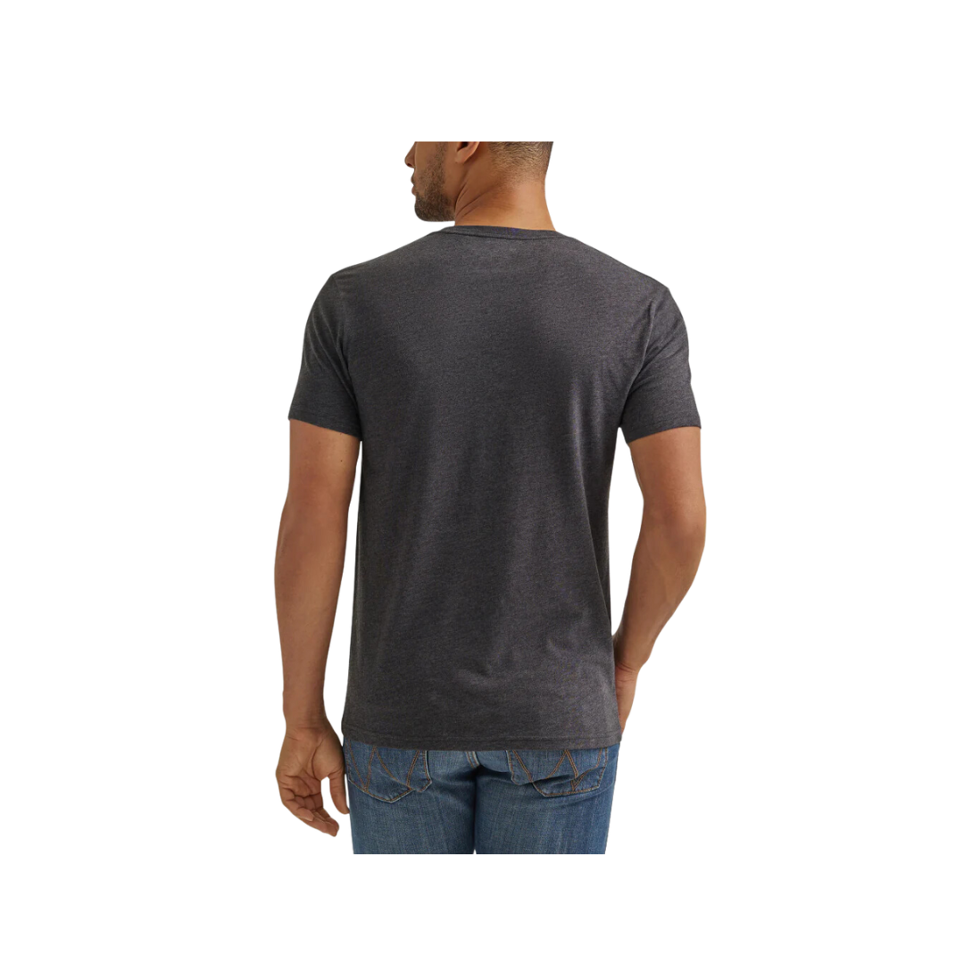 Wrangler Men's Year Round Caviar Heather T Shirt