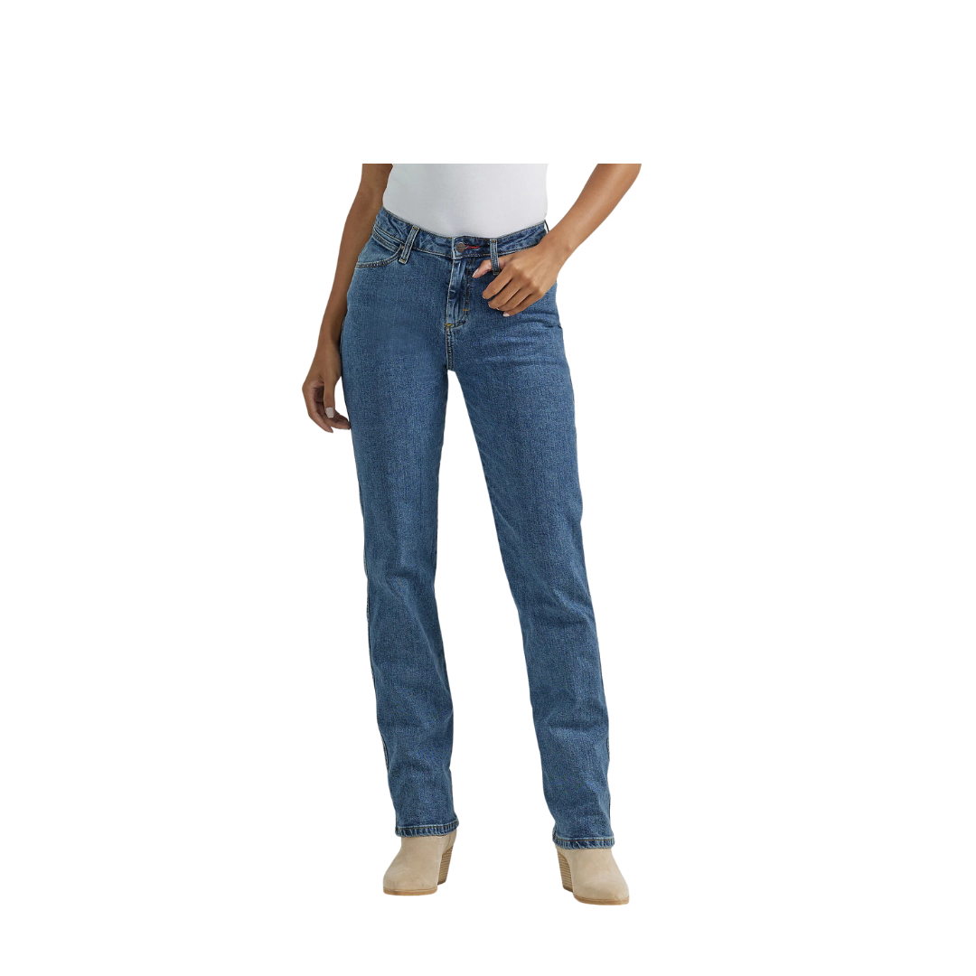 Wrangler Women's Cowboy Cut Slim Fit Stretch Stonewash Jean