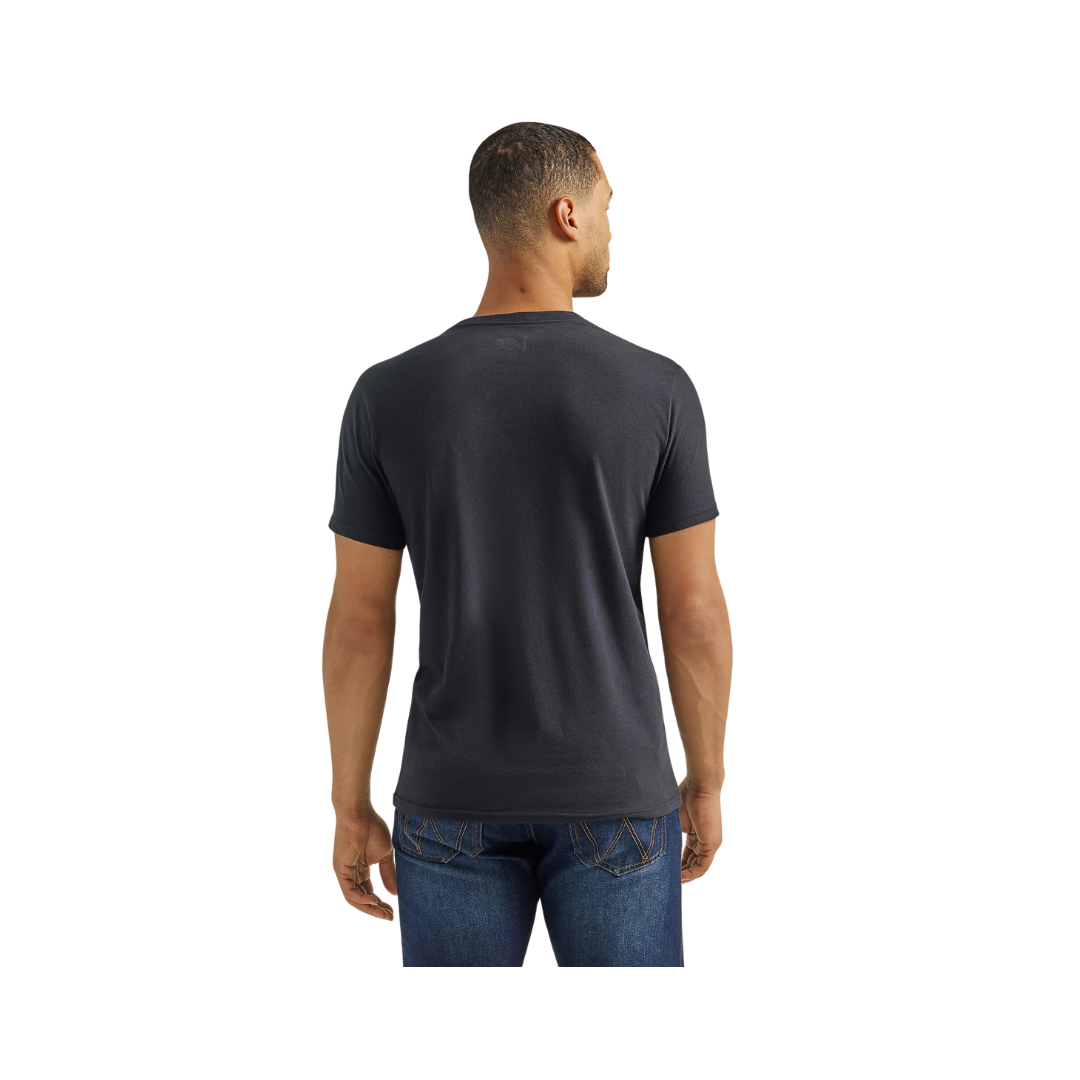 Wrangler Men's Americana Photos Jet Black T Shirt