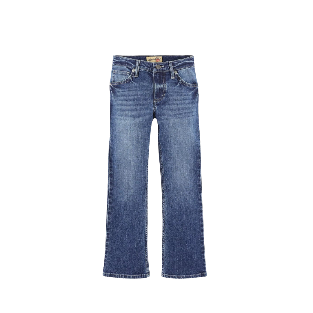 Wrangler Youth Boy's 20X Vintage Bootcut Slim Blue Jeans