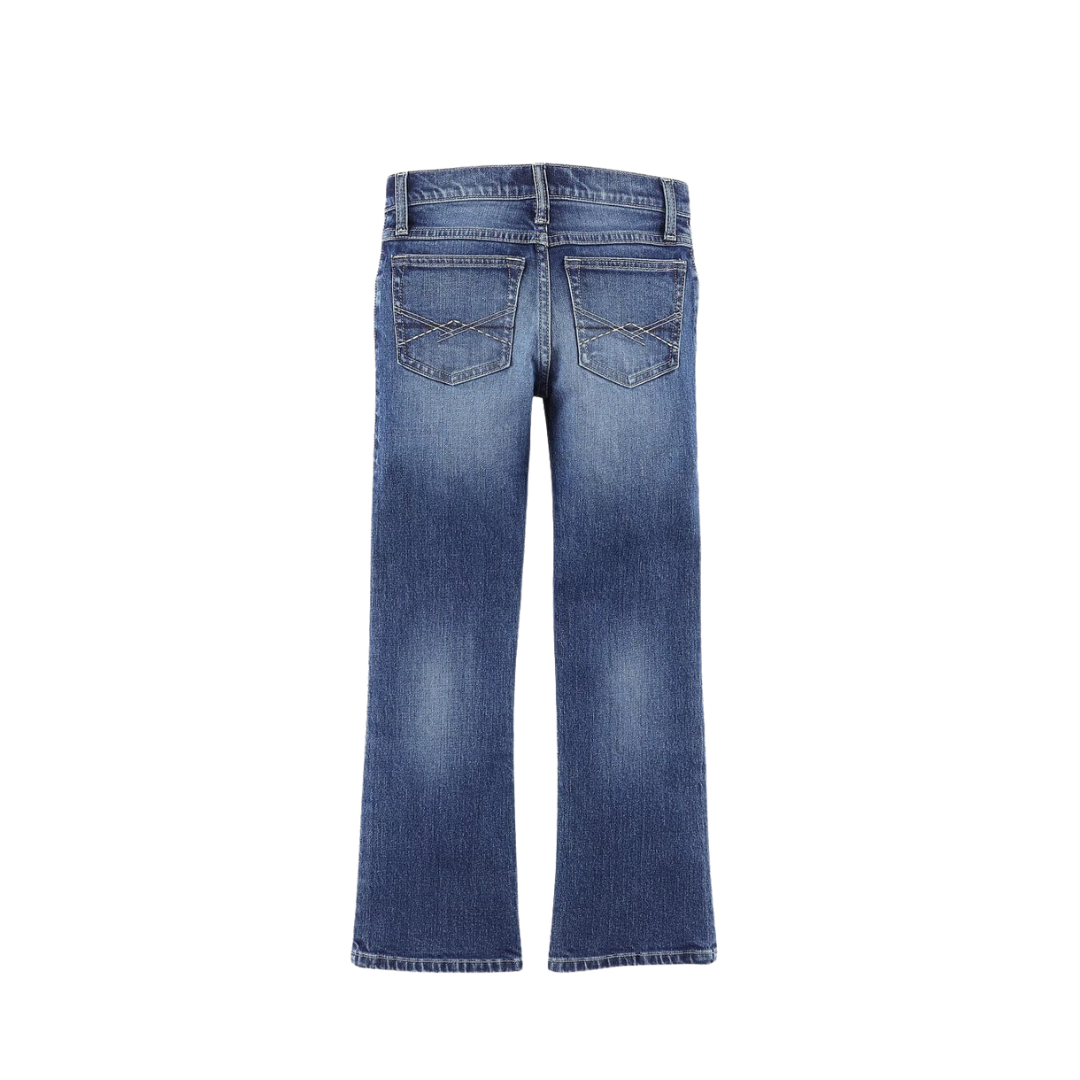 Wrangler Youth Boy's 20X Vintage Bootcut Slim Blue Jeans