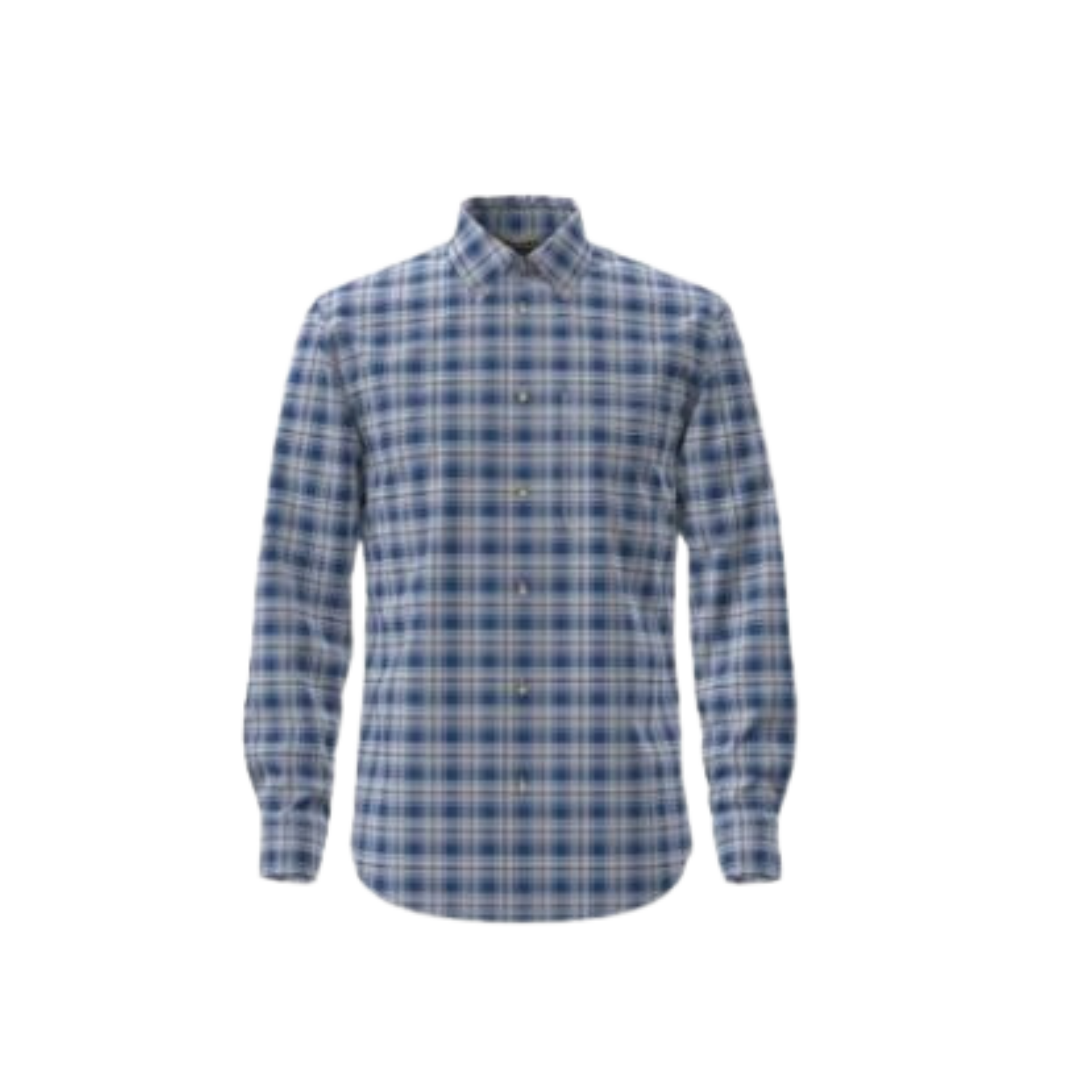 Wrangler Men's Long Sleeve Assorted Plaids Classic Fit Riata Shirt