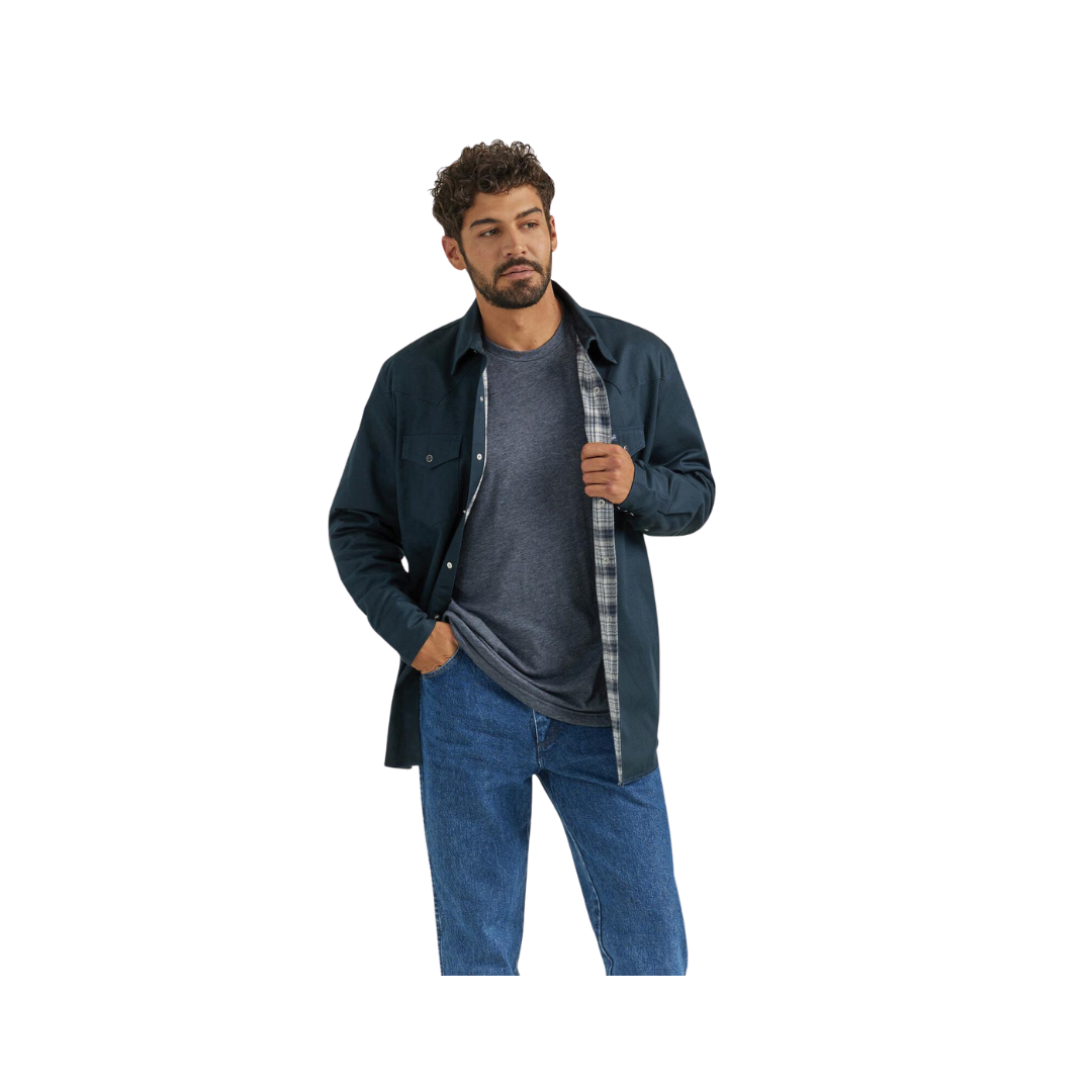 Wrangler Men's Flannel Lined Work Shirt