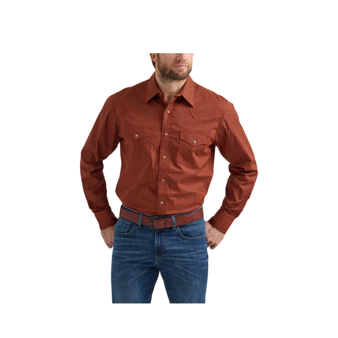 Wrangler Men's 20X Competition Orange Shirt