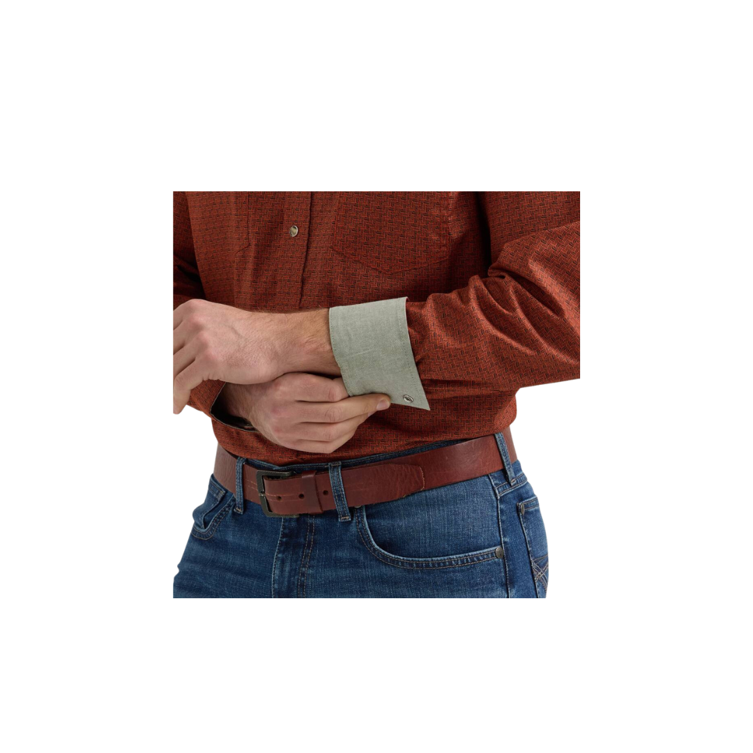 Wrangler Men's 20X Competition Orange Shirt