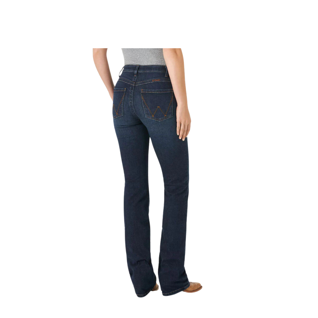 Wrangler Women's Ultimate Riding Boot Cut Willow in Maggie Blue Jean