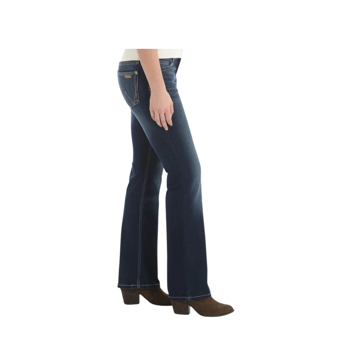 Wrangler Women's Mae Retro Dark Blue Jean