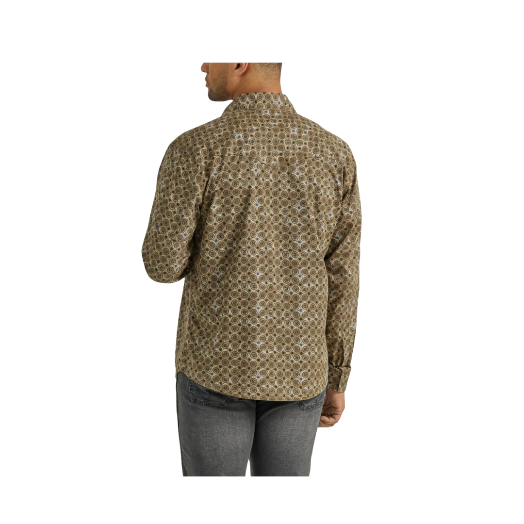 Wrangler Men's Retro Premium Brown Shirt