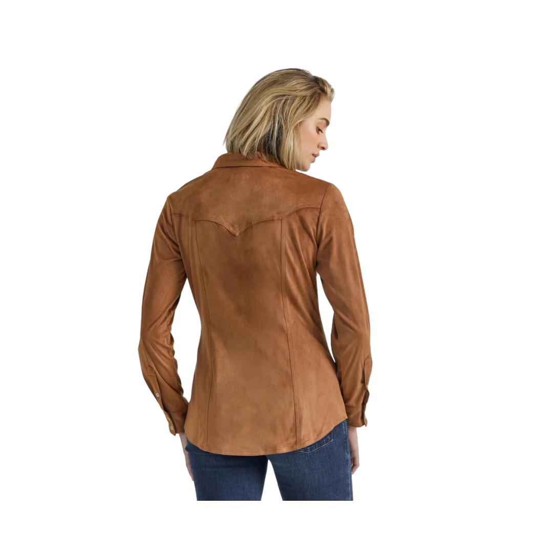 Wrangler Women's Retro Americana Brown Shirt