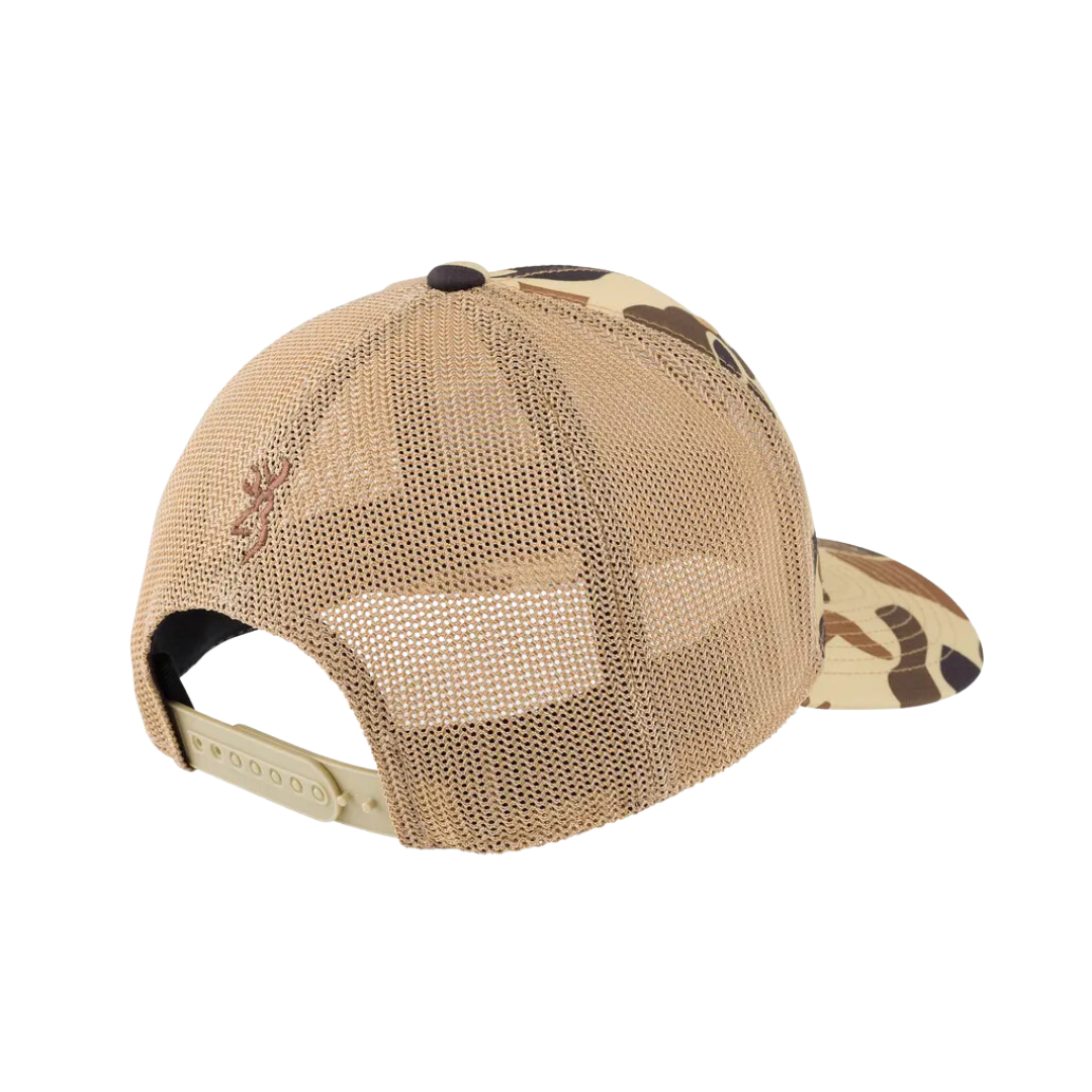 Browning Men's Cupped Up Vintage Tan Cap