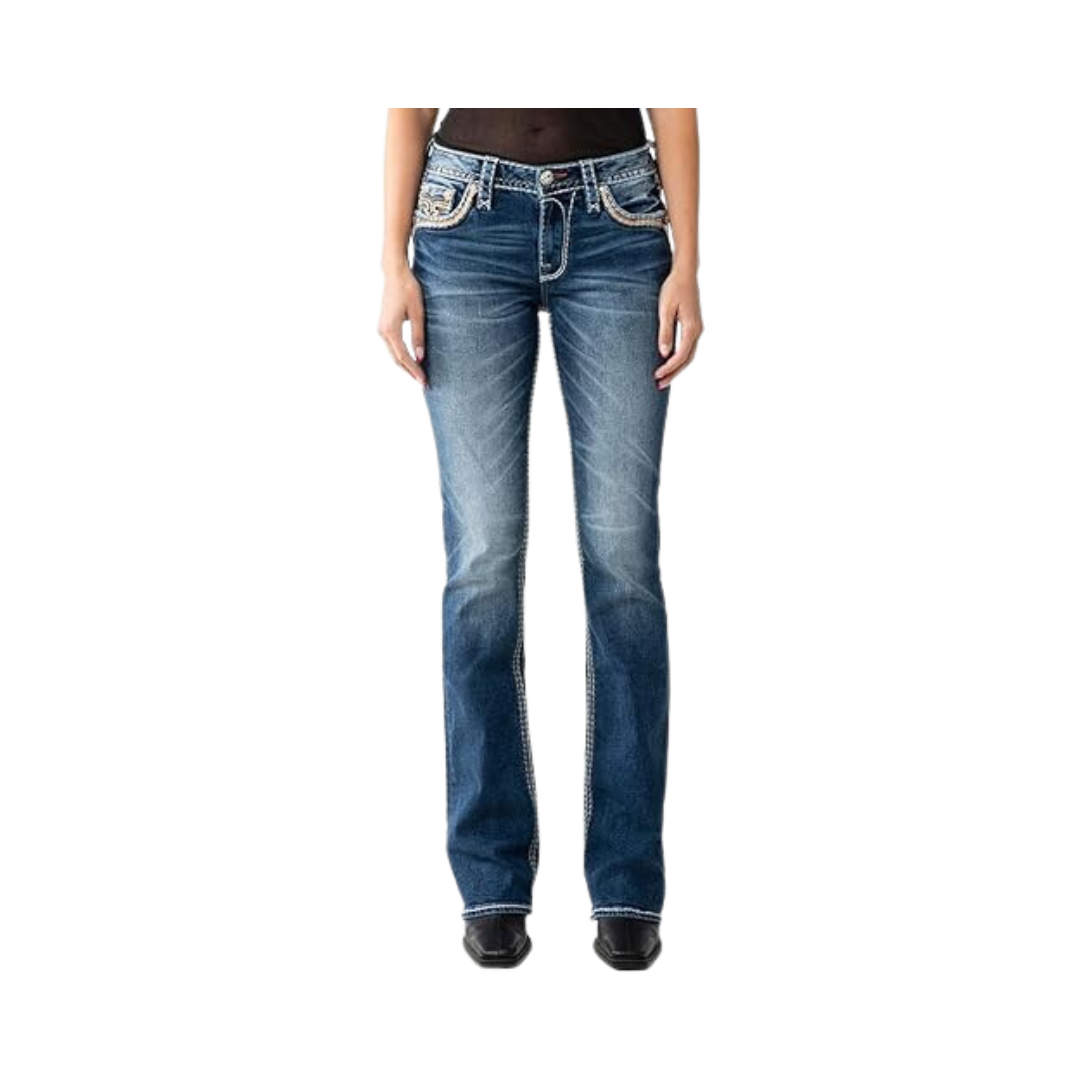 Rock Revival Women's Zinnia Bootcut Jeans | Western Style Jeans