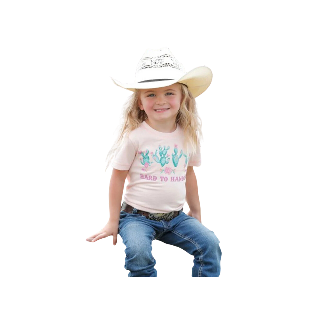 Cruel Toddler Girl´s Hard To Handle Peach Shirt