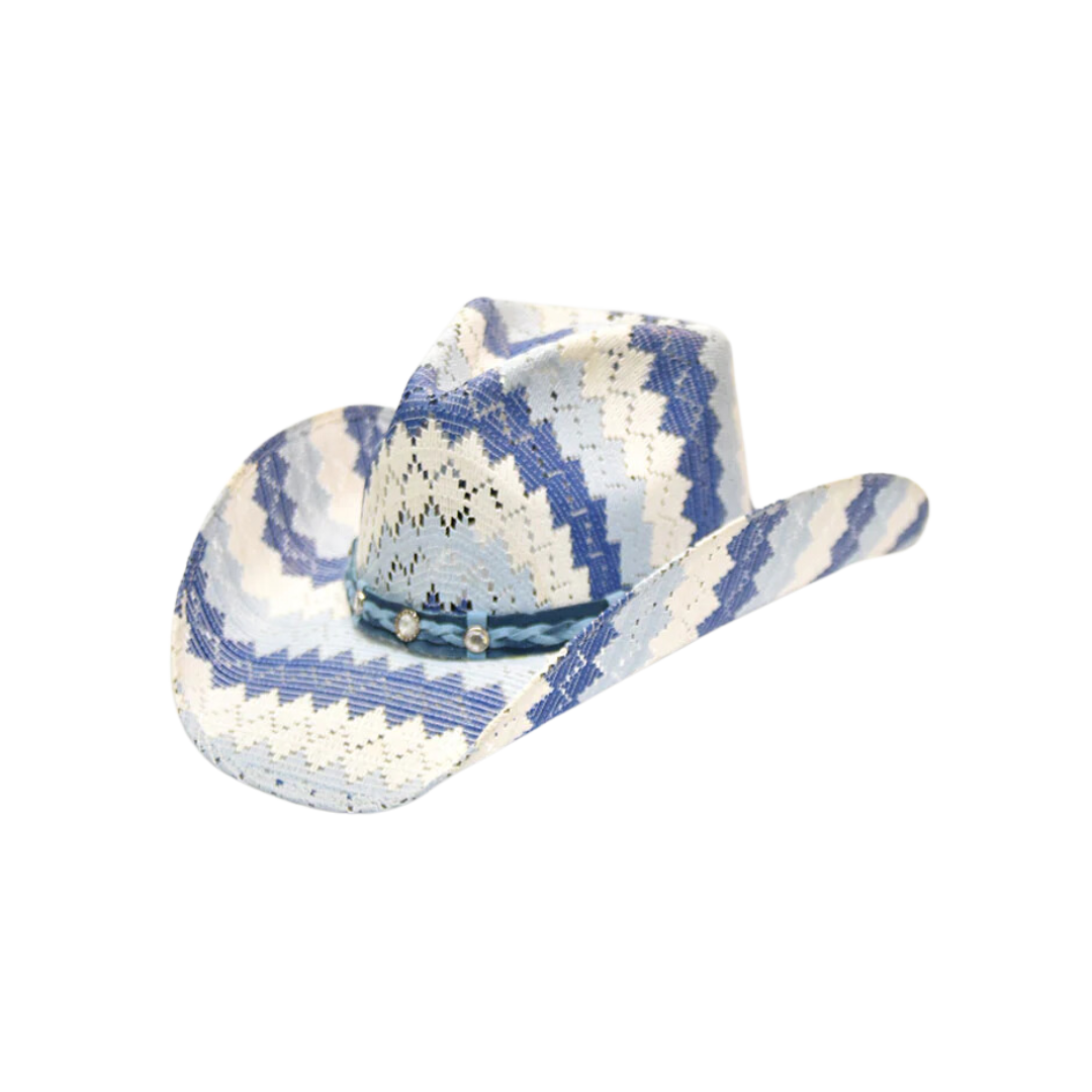 Bullhide Youth Unisex Teenage Dream Straw Blue Hat