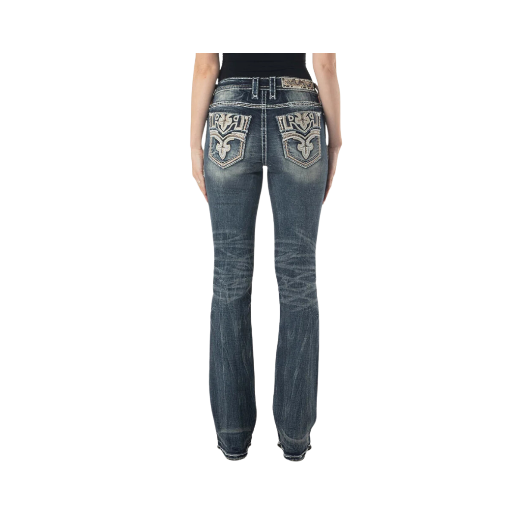 Rock Revival Bootcut Jean, Waist Measures Approx. 33 2024