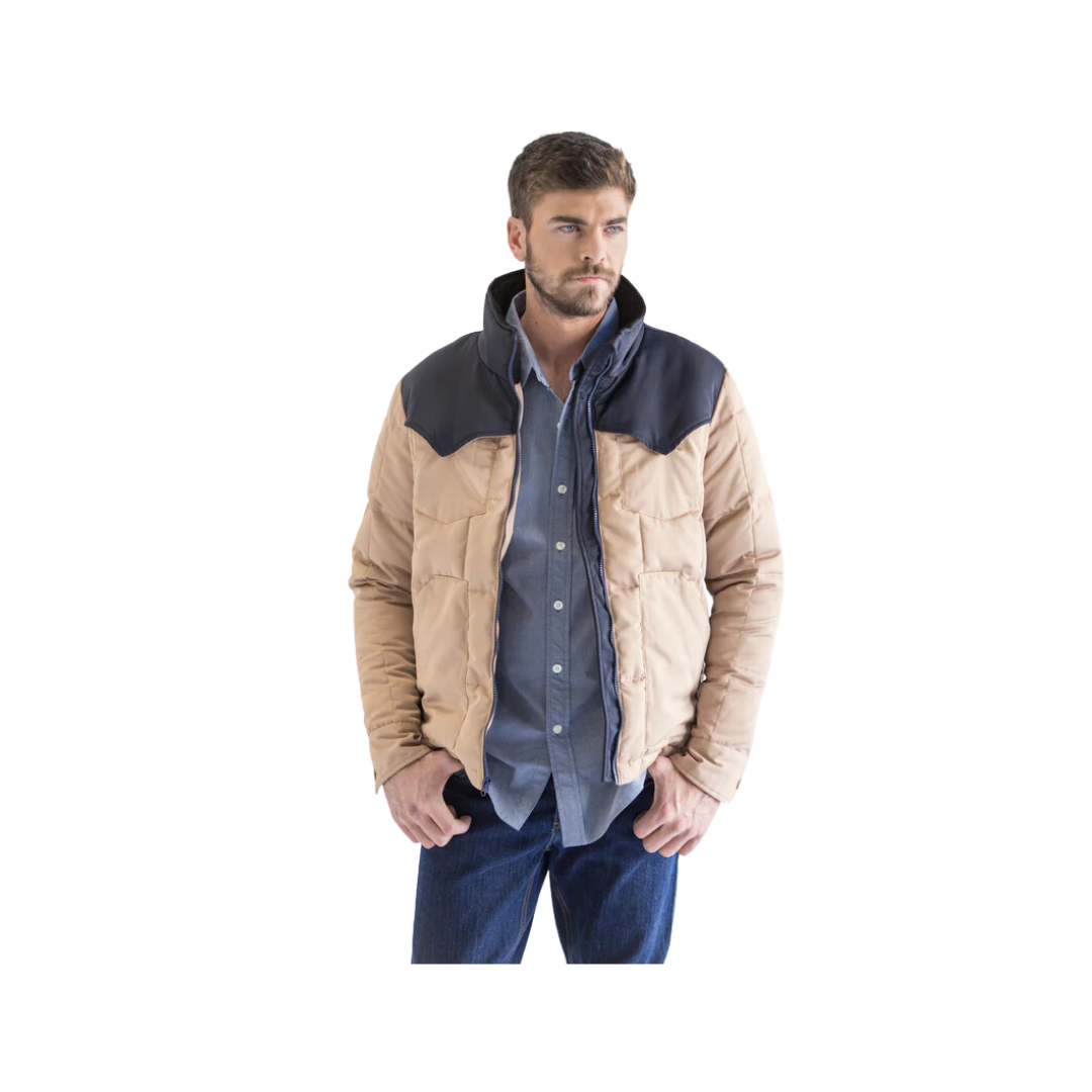 Kimes Ranch Men's Colt Navy Tan Jacket