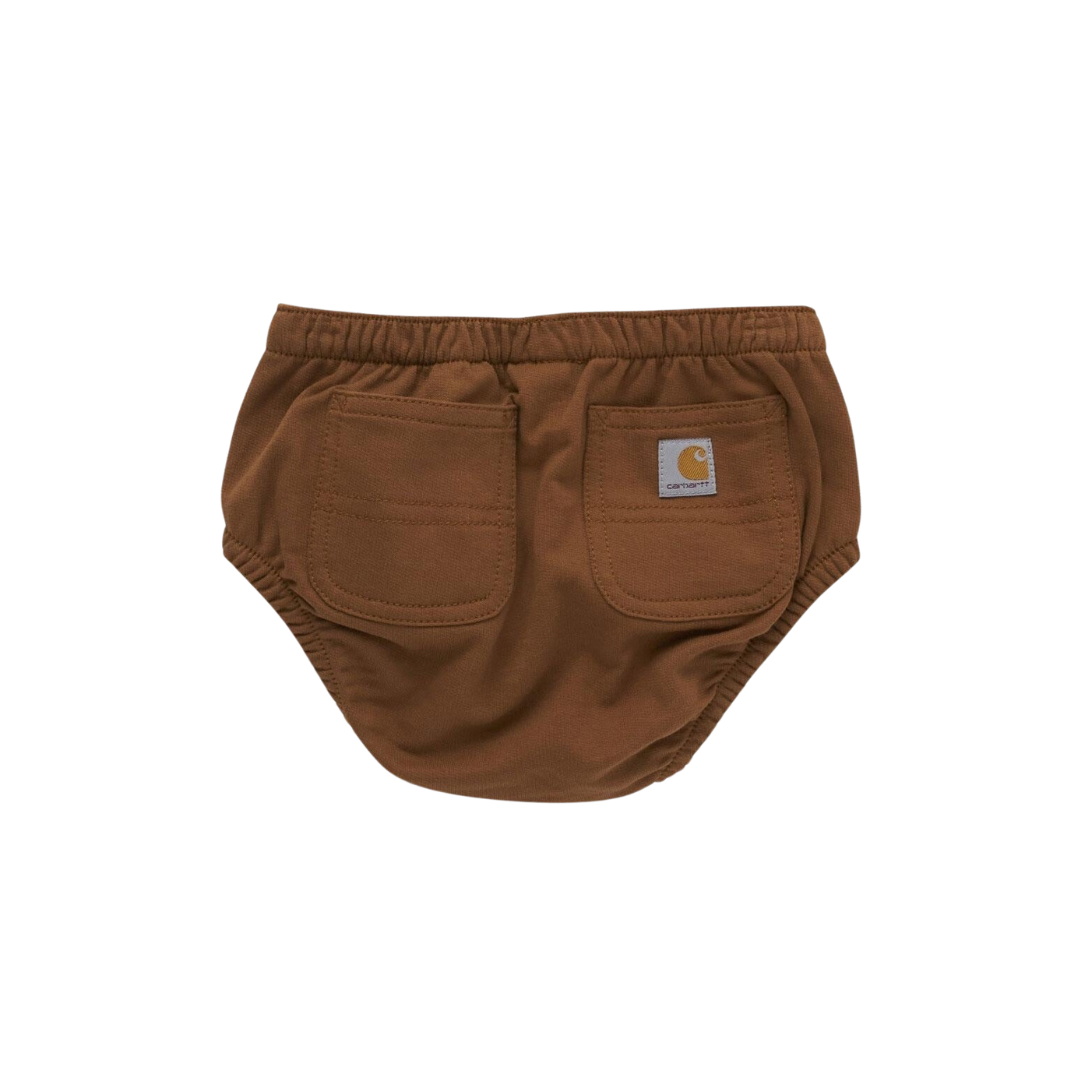 Carhartt Infant Boy's French Terry Infant Diaper Brown Cover