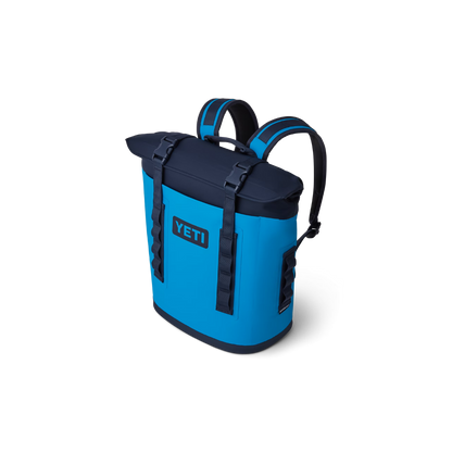 Yeti Hopper M12 Navy Big Wave Blue Backpack Soft Cooler