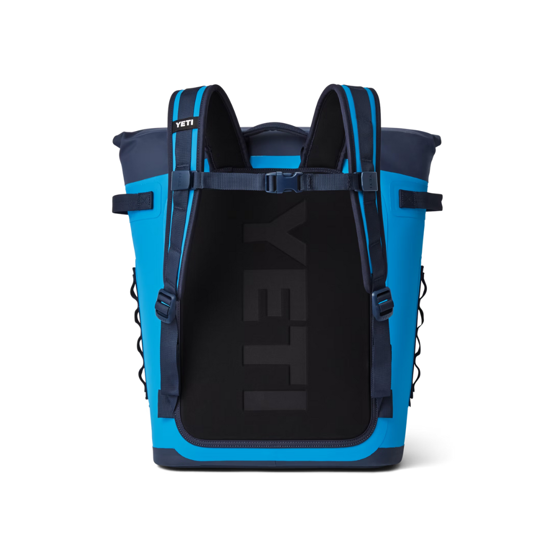 Yeti Hopper M20 Navy Big Wave Blue Backpack Soft Cooler