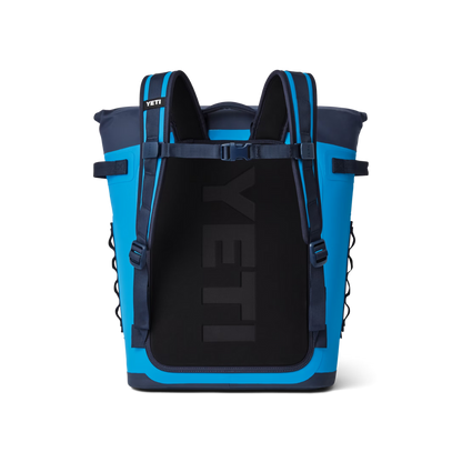 Yeti Hopper M20 Navy Big Wave Blue Backpack Soft Cooler