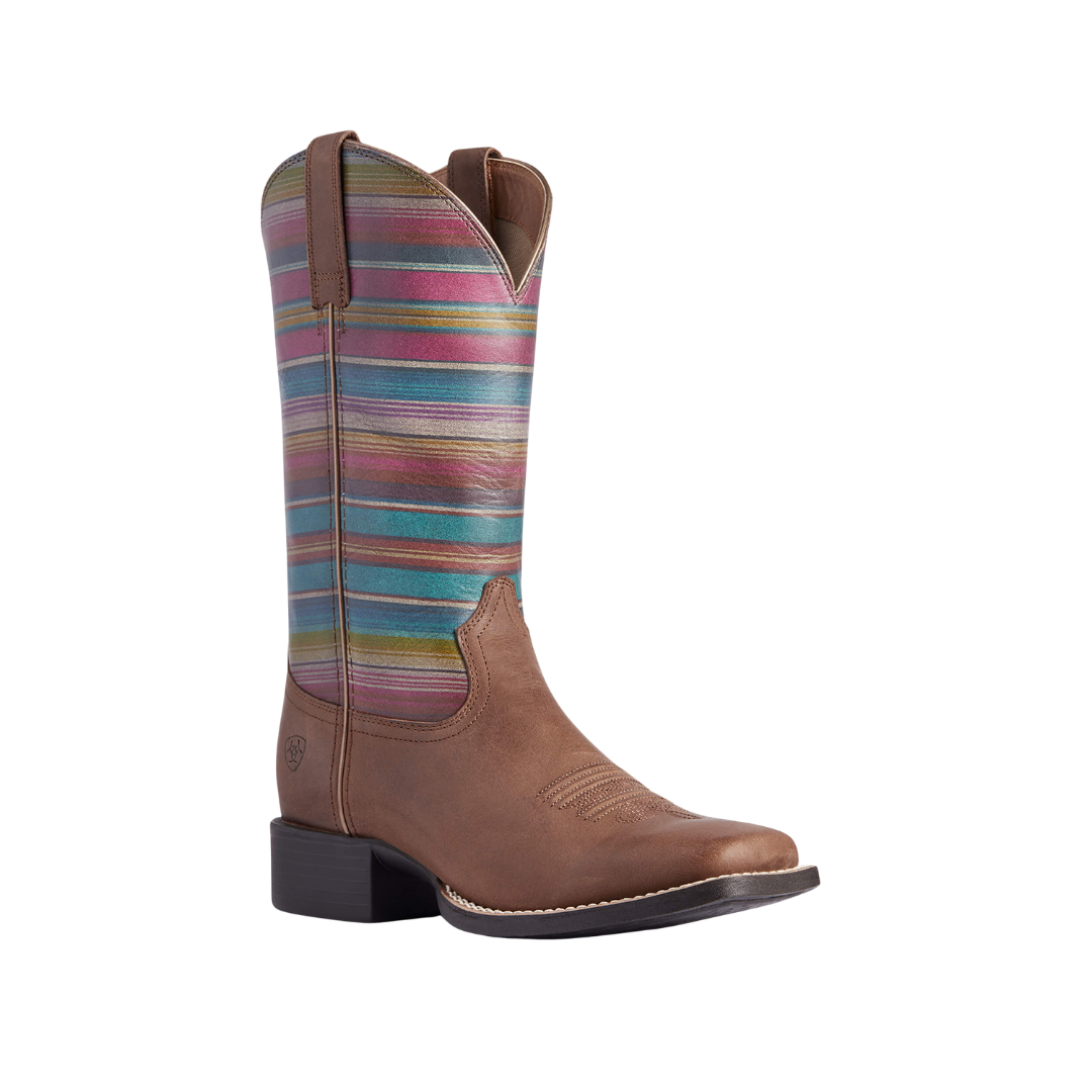 Ariat Women's Round Up Dark Buffalo Brown Boots