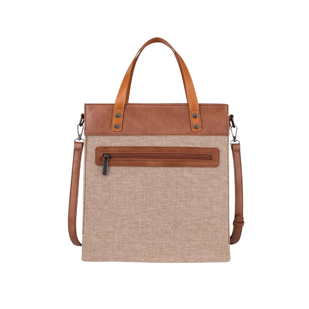Wrangler Women's Southwestern Art Print Canvas Tote Bag
