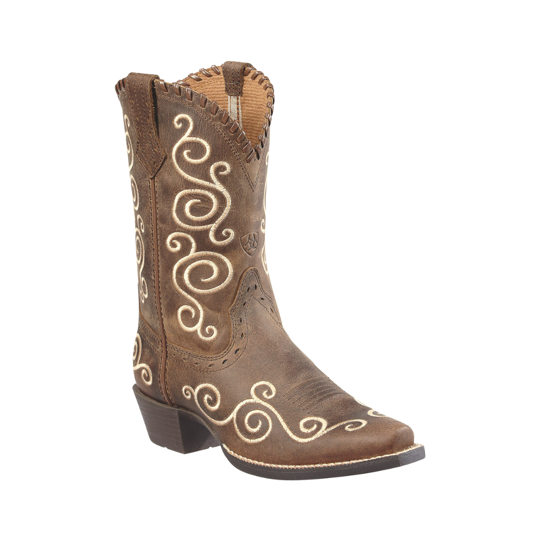 Ariat Youth Girl's Shellen Distressed Brown Boots