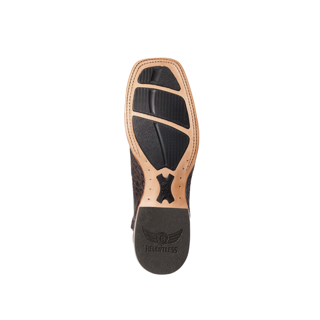 Ariat Men's Relentless Denton Chocolate Caiman Belly Exotic Boots