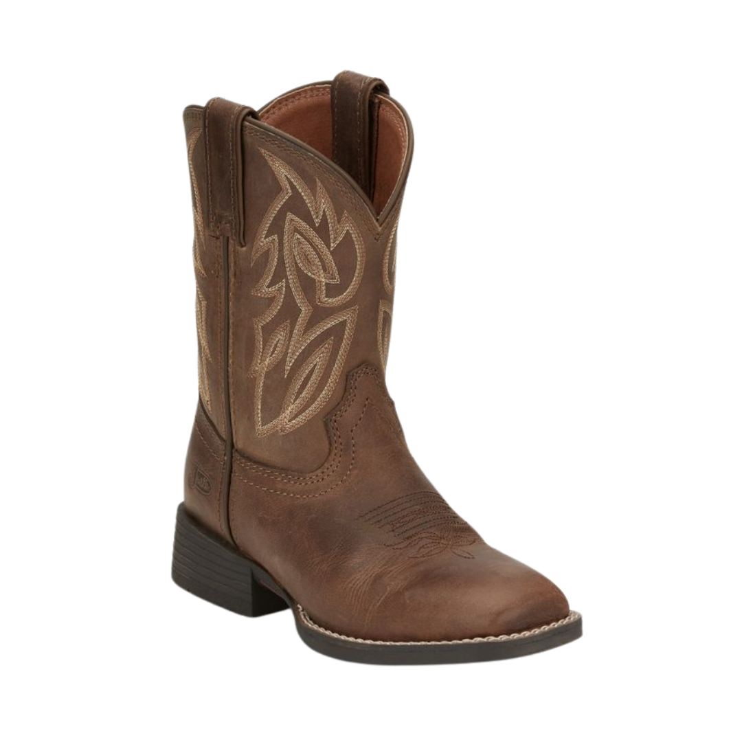 Justin Youth Boy's Canter Brown Boots