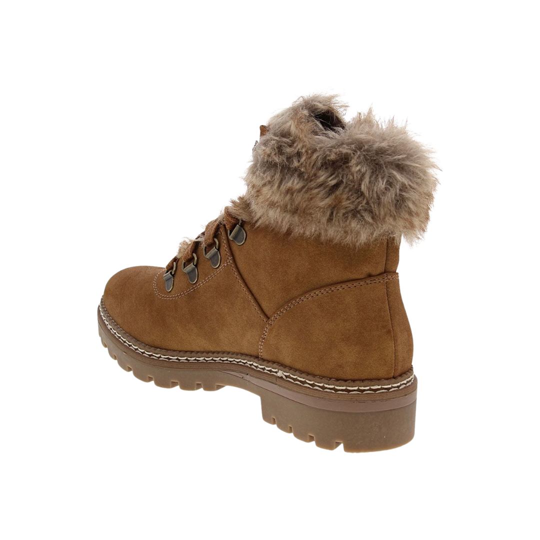 Lilliana orders faux fur lace up boots