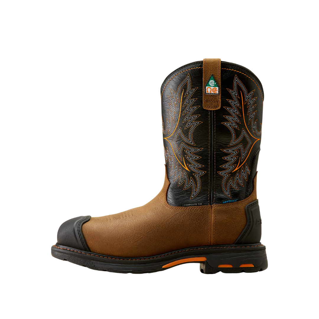 Ariat Men's Workhog Waterproof Composite Black Boots