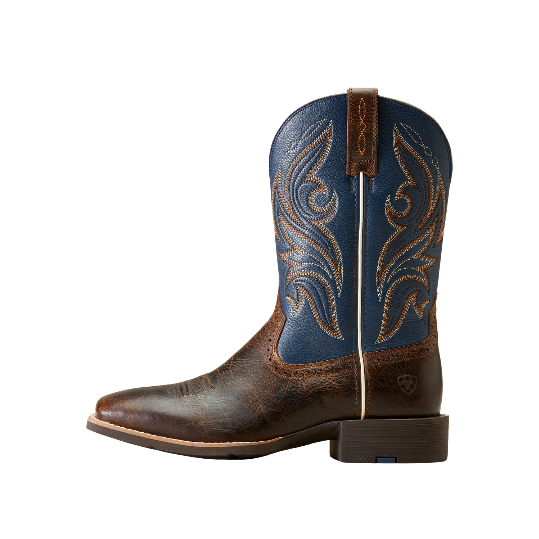 Ariat Men's Knockout Wide Western Brown Boots