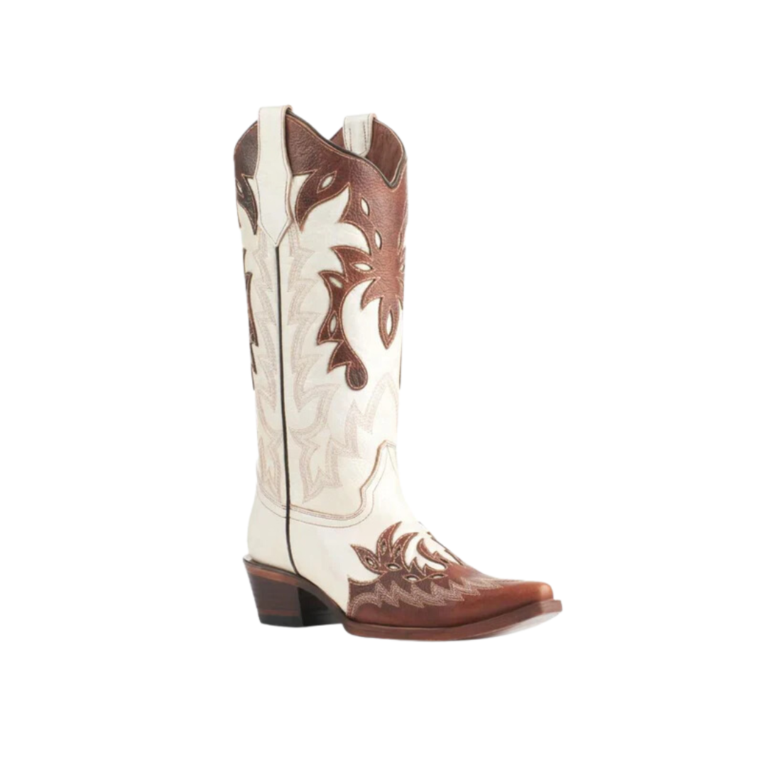 Corral Women's Pearl Overlay Snip Toe Multicolor Boots