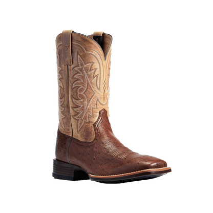 Ariat Night Life Ultra Antique Tabac Ostrich Square Toe Boot