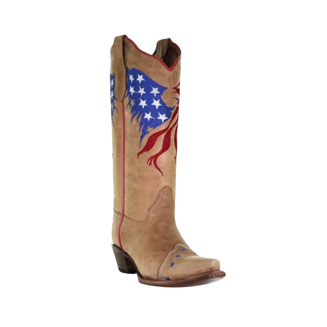 Corral Women's Sand Eagle Flag Boots