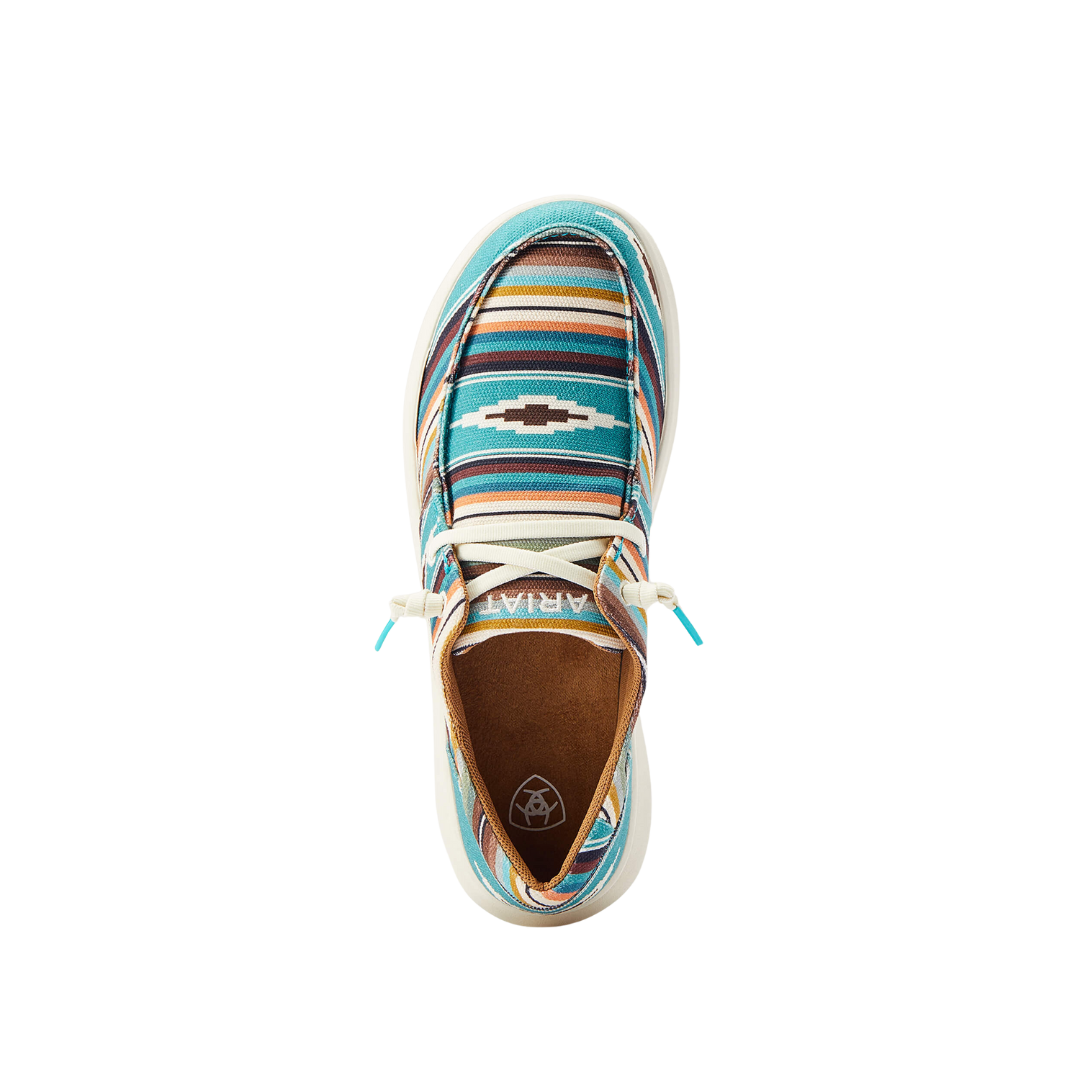 Ariat Women's Hilo Serape Print Turquoise Shoes