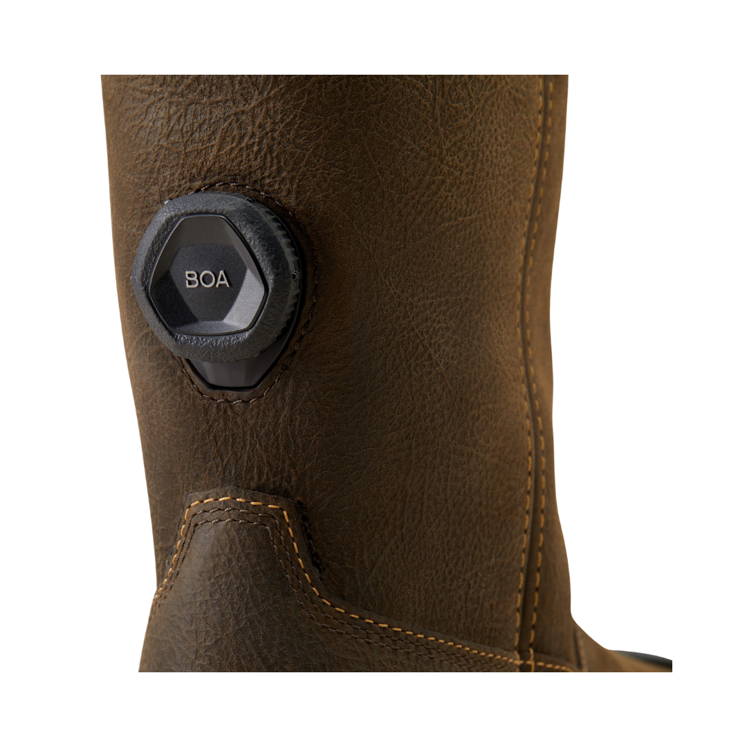 Ariat Men's Stump Jumper Waterproof Composite Work Iron Coffee Boots