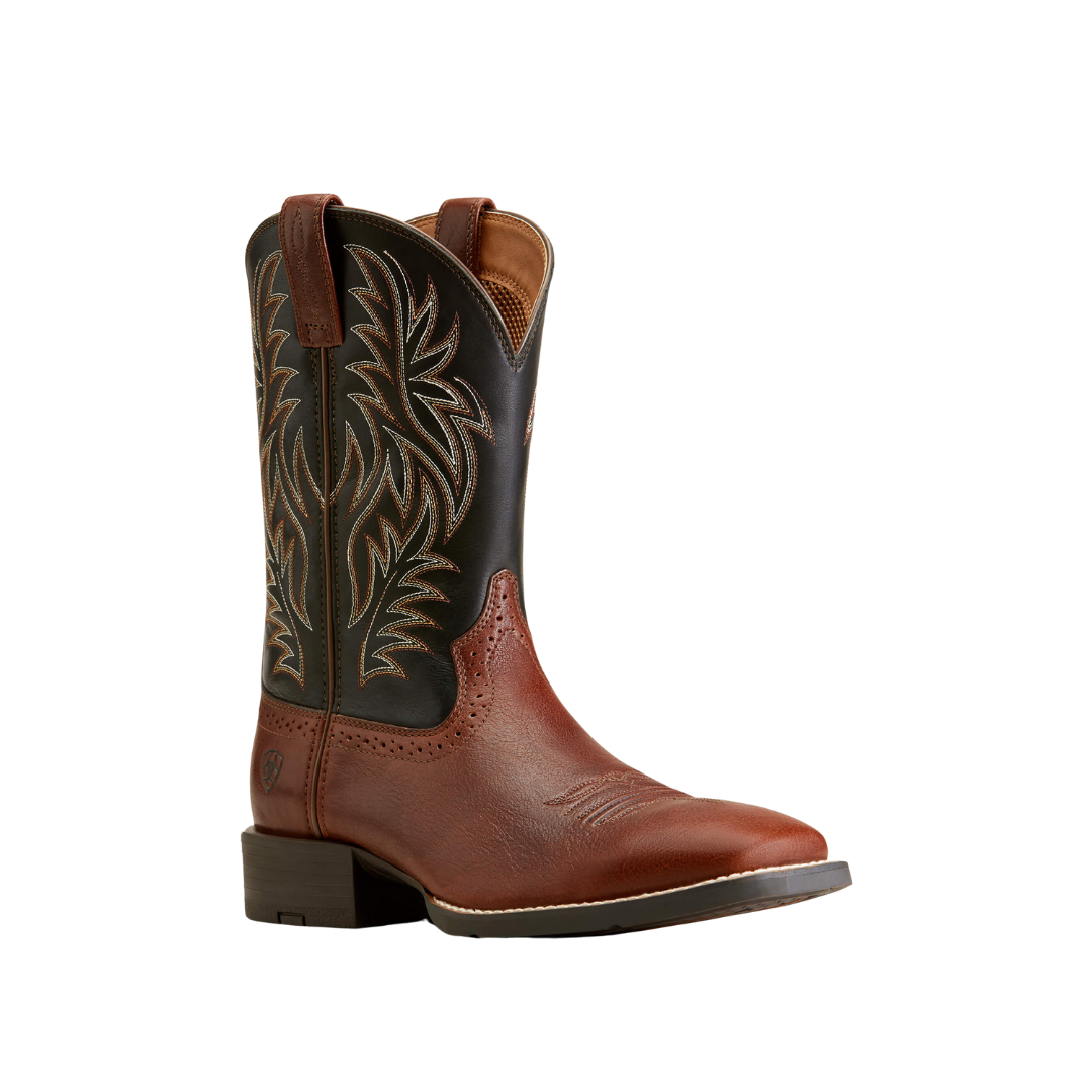 Ariat Men's Sport Western Wide Cognac Candy Boots